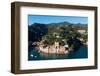 The Bay of Portofino Seen from Castello Brown, Genova (Genoa), Liguria, Italy, Europe-Carlo Morucchio-Framed Photographic Print