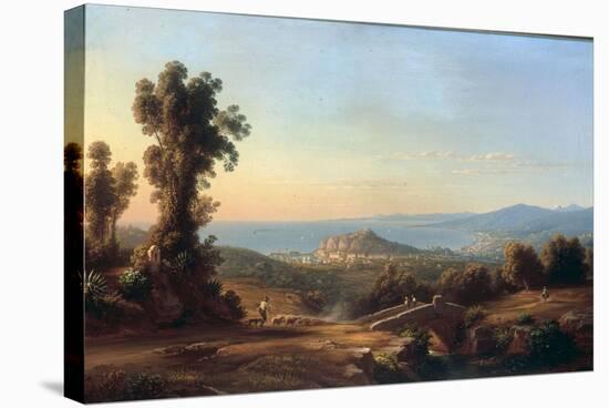 The Bay of Pozzuoli, 1864-Rudolf Buhlmann-Stretched Canvas