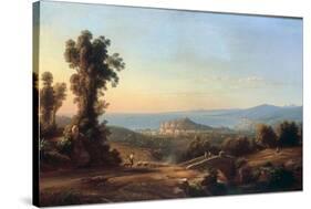 The Bay of Pozzuoli, 1864-Rudolf Buhlmann-Stretched Canvas