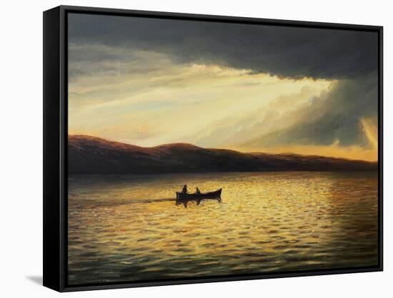 The Bay Of Silence-kirilstanchev-Framed Stretched Canvas