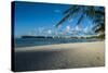 The Bay of Tamuning with its Hotel Resorts in Guam, Us Territory, Central Pacific, Pacific-Michael Runkel-Stretched Canvas