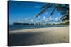 The Bay of Tamuning with its Hotel Resorts in Guam, Us Territory, Central Pacific, Pacific-Michael Runkel-Stretched Canvas