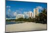 The Bay of Tamuning with its Hotel Resorts in Guam, Us Territory, Central Pacific, Pacific-Michael Runkel-Mounted Photographic Print