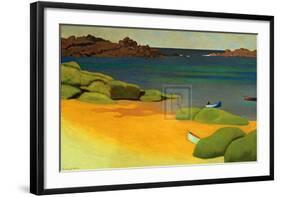 The Bay of Tregastel-Félix Vallotton-Framed Art Print