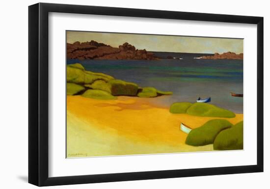 The Bay of Tregastel-Félix Vallotton-Framed Giclee Print