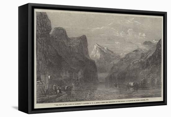 The Bay of Uri, Lake of Lucerne-William C. Smith-Framed Stretched Canvas