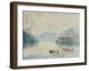 The Bay of Uri on Lake Lucerne, from Brunnen, Circa 1841-2-J. M. W. Turner-Framed Giclee Print