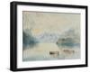 The Bay of Uri on Lake Lucerne, from Brunnen, Circa 1841-2-J. M. W. Turner-Framed Giclee Print