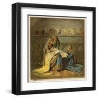 The Bayeux Tapestry is Made-Joseph Kronheim-Framed Art Print