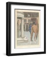 The Bayhorse, Tattersalls, 1921-Robert Polhill Bevan-Framed Premium Giclee Print