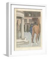 The Bayhorse, Tattersalls, 1921-Robert Polhill Bevan-Framed Giclee Print