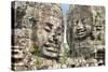 The Bayon, Angkor Thom, Angkor, UNESCO World Heritage Site, Siem Reap, Cambodia, Indochina-Andrew Stewart-Stretched Canvas