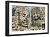 The Bayon, Angkor Thom, Angkor, UNESCO World Heritage Site, Siem Reap, Cambodia, Indochina-Andrew Stewart-Framed Photographic Print