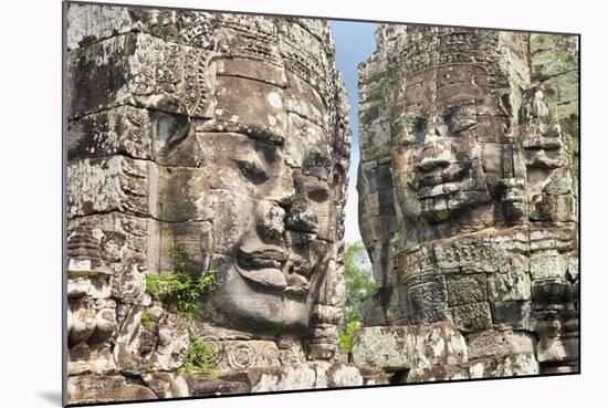 The Bayon, Angkor Thom, Angkor, UNESCO World Heritage Site, Siem Reap, Cambodia, Indochina-Andrew Stewart-Mounted Photographic Print