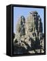 The Bayon Temple, Angkor, Siem Reap, Cambodia, Indochina, Asia-Bruno Morandi-Framed Stretched Canvas