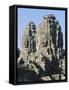 The Bayon Temple, Angkor, Siem Reap, Cambodia, Indochina, Asia-Bruno Morandi-Framed Stretched Canvas