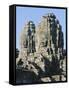The Bayon Temple, Angkor, Siem Reap, Cambodia, Indochina, Asia-Bruno Morandi-Framed Stretched Canvas