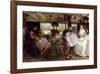 The Bayswater Omnibus, 1895-George Elgar Hicks-Framed Premium Giclee Print