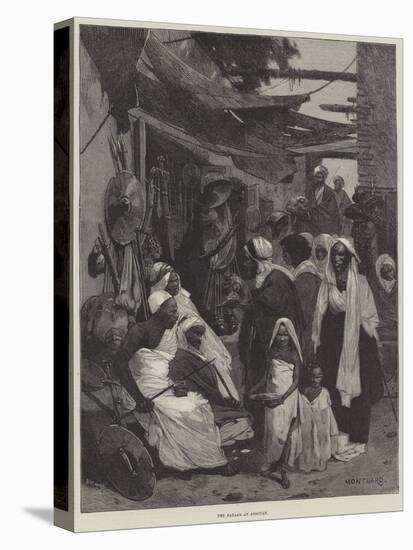 The Bazaar at Assouan-Charles Auguste Loye-Stretched Canvas