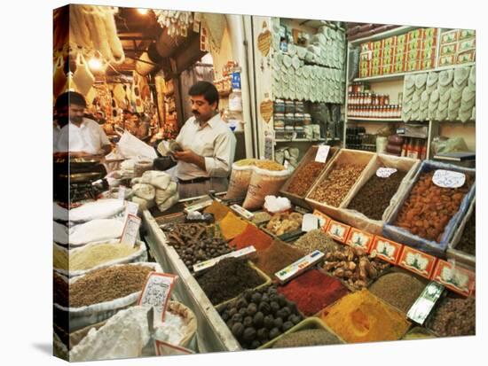 The Bazaar, Baghdad, Iraq, Middle East-Nico Tondini-Stretched Canvas