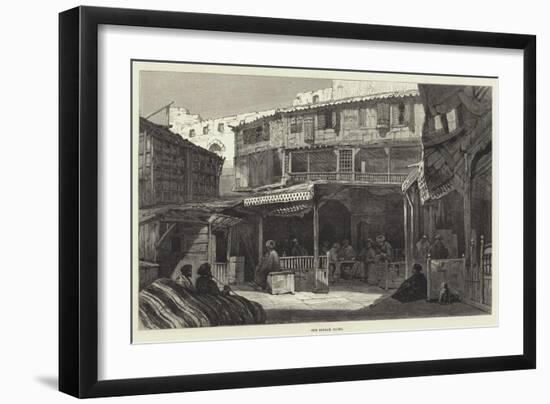 The Bazaar, Cairo-null-Framed Giclee Print