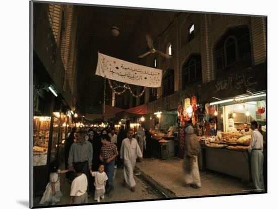 The Bazaar, Karbala (Kerbela), Iraq, Middle East-Nico Tondini-Mounted Photographic Print