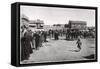The Bazaar Square in Basra, Iraq, 1925-A Kerim-Framed Stretched Canvas
