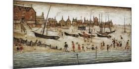 The Beach, 1947-Laurence Stephen Lowry-Mounted Giclee Print