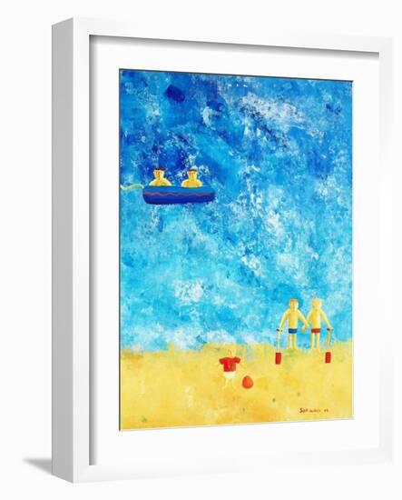 The Beach, 2002-Julie Nicholls-Framed Giclee Print