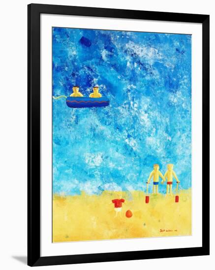 The Beach, 2002-Julie Nicholls-Framed Giclee Print