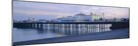 The Beach and Palace Pier, Brighton, East Sussex, England, UK, Europe-Lee Frost-Mounted Photographic Print