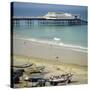 The Beach and Pier, Cromer, Norfolk, England, UK-G Richardson-Stretched Canvas