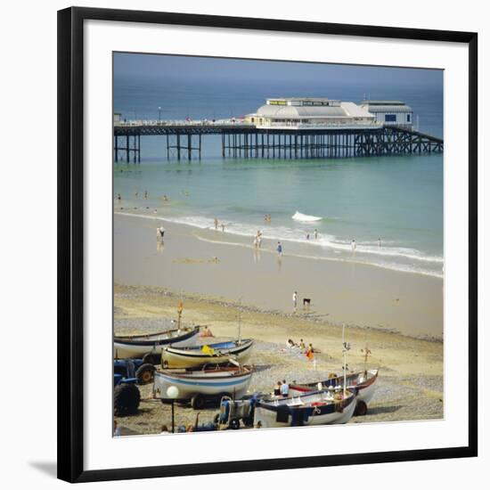 The Beach and Pier, Cromer, Norfolk, England, UK-G Richardson-Framed Photographic Print