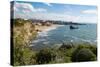 The Beach and Seafront in Biarritz, Pyrenees Atlantiques, Aquitaine, France, Europe-Martin Child-Stretched Canvas