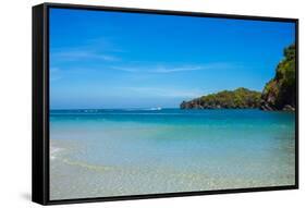 The Beach and Tropical Sea-Ronnachai-Framed Stretched Canvas