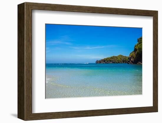 The Beach and Tropical Sea-Ronnachai-Framed Photographic Print