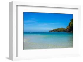 The Beach and Tropical Sea-Ronnachai-Framed Photographic Print