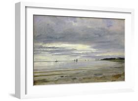 The Beach at Blankenese, 8th October 1842-Jacob Gensler-Framed Giclee Print