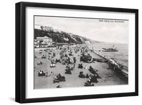 The Beach at Bournemouth, Dorset, C1920S-null-Framed Giclee Print