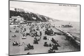 The Beach at Bournemouth, Dorset, C1920S-null-Mounted Giclee Print