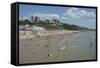 The Beach at Bournemouth, Dorset, England, United Kingdom, Europe-Ethel Davies-Framed Stretched Canvas