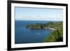 The beach at Castara Bay in Tobago, Trinidad and Tobago, West Indies, Caribbean, Central America-Alex Treadway-Framed Photographic Print