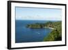 The beach at Castara Bay in Tobago, Trinidad and Tobago, West Indies, Caribbean, Central America-Alex Treadway-Framed Photographic Print