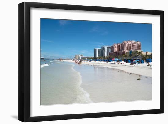 The beach at Clearwater, Florida, United States of America, North America-Ethel Davies-Framed Photographic Print