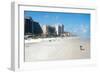 The beach at Daytona Beach, Florida, United States of America, North America-Ethel Davies-Framed Photographic Print