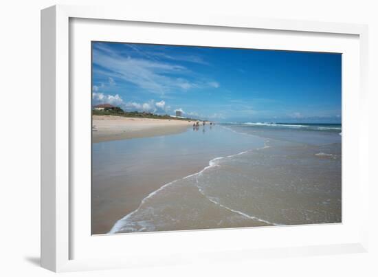 The beach at Flagler Beach, Florida, United States of America, North America-Ethel Davies-Framed Premium Photographic Print