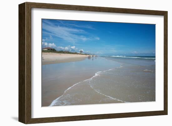 The beach at Flagler Beach, Florida, United States of America, North America-Ethel Davies-Framed Photographic Print