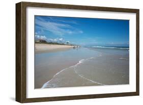 The beach at Flagler Beach, Florida, United States of America, North America-Ethel Davies-Framed Photographic Print