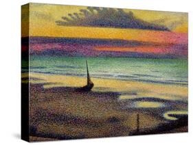 The Beach at Heist, 1891-92-Georges Lemmen-Stretched Canvas