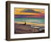 The Beach at Heist-Georges Lemmen-Framed Giclee Print